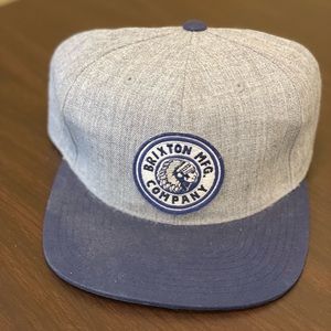 Brixton Hat - Baseball Cap - Gray / Blue